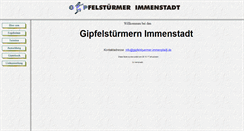 Desktop Screenshot of gipfelstuermer-immenstadt.de
